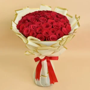 Long Stem Red Roses – Bouquet - Flower Bouquet - Flowers of Dubai