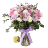 Grace 31 Roses in Vase with Deluxe Patch Chocolates - Combos Flowers - Flowers of Dubai