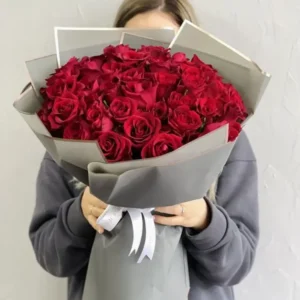 50 Red Rose Bouquet - Flower Bouquet - Flowers of Dubai