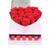 Pure Heart 15 Forever Red Roses in Premium Box - Luxury Flower - Flowers of Dubai