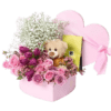 Soft Heart Flower Patchi and Teddy