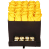 Black Box of Love 25 Yellow Roses