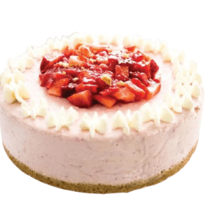 Tasteful 4-Potion Strawberry Cheesecake