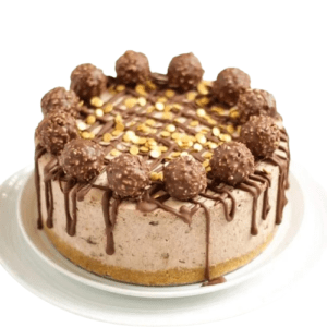 4 Portions of Ferrero Rocher Cheesecake