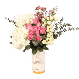 Ma Belle Flowers in Vase - Fresh Flowers Arrangements - Best Online Flower Delivery - Flowers of Dubai