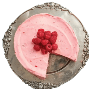 4 Portions of Raspberry Cheese Cake