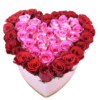 Love with Red & Pink Roses