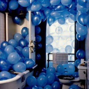 Blue Balloon Decoration