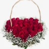 Heart of Roses Basket