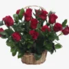 Red Roses Basket