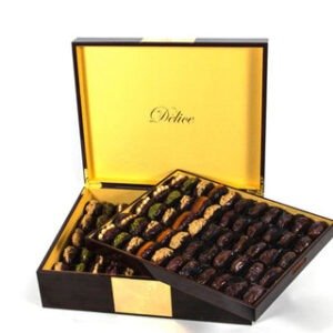 Luxury Delice Black Wooden Chocolate Box - 240 pcs