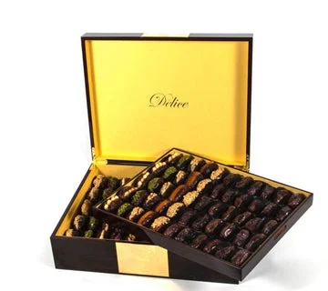 Luxury Delice Black Wooden Chocolate Box - 240 pcs