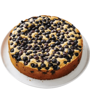 8 Portions of Blueberry Sponge Cake