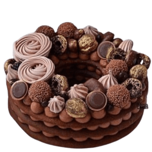 Round Chocolate Layered Cake