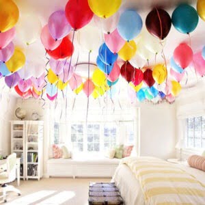 100 Helium Balloons