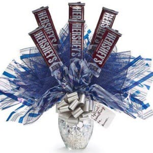 Hershey's Blue Chocolate Bouquet