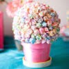 Chic Candy Flowerpot Centerpiece