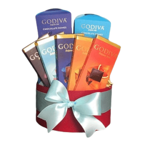Assorted Godiva Chocolate Gift Basket