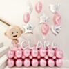 New Born Baby Girl Balloon Arrangement