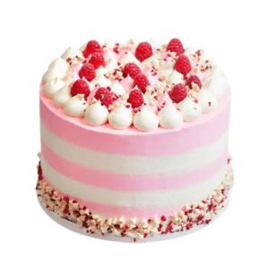 4 Portions of Raspberry Celebration Cake