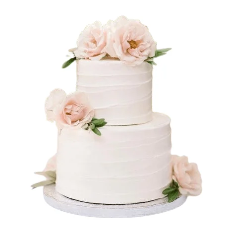 Two Tiered Cake with Roses