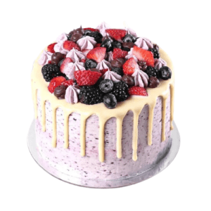 Vanilla Berries Cake 4 Portion