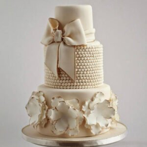 Off White Wedding Cake